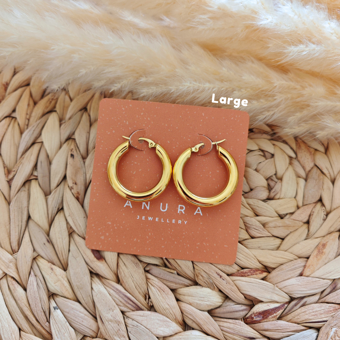 Solid Hoops (Small, Medium or Large)
