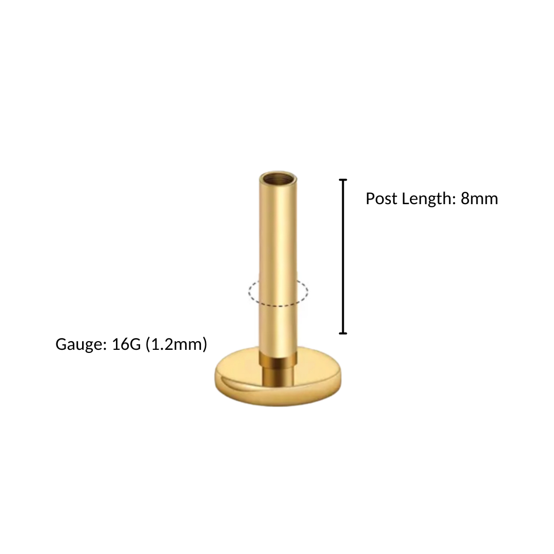 Titanium Flower Drop Piercing