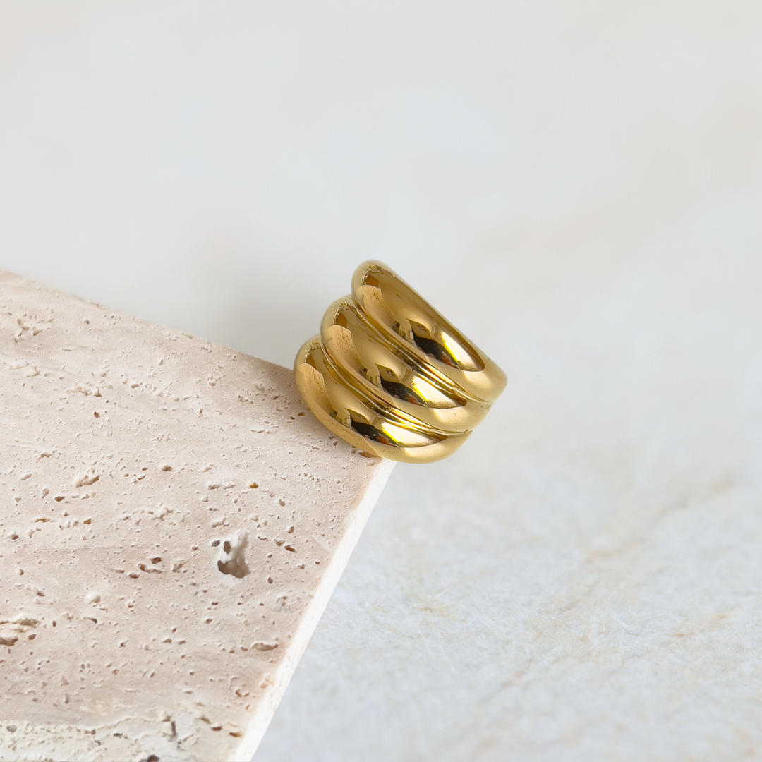 Triple Wave Ring
