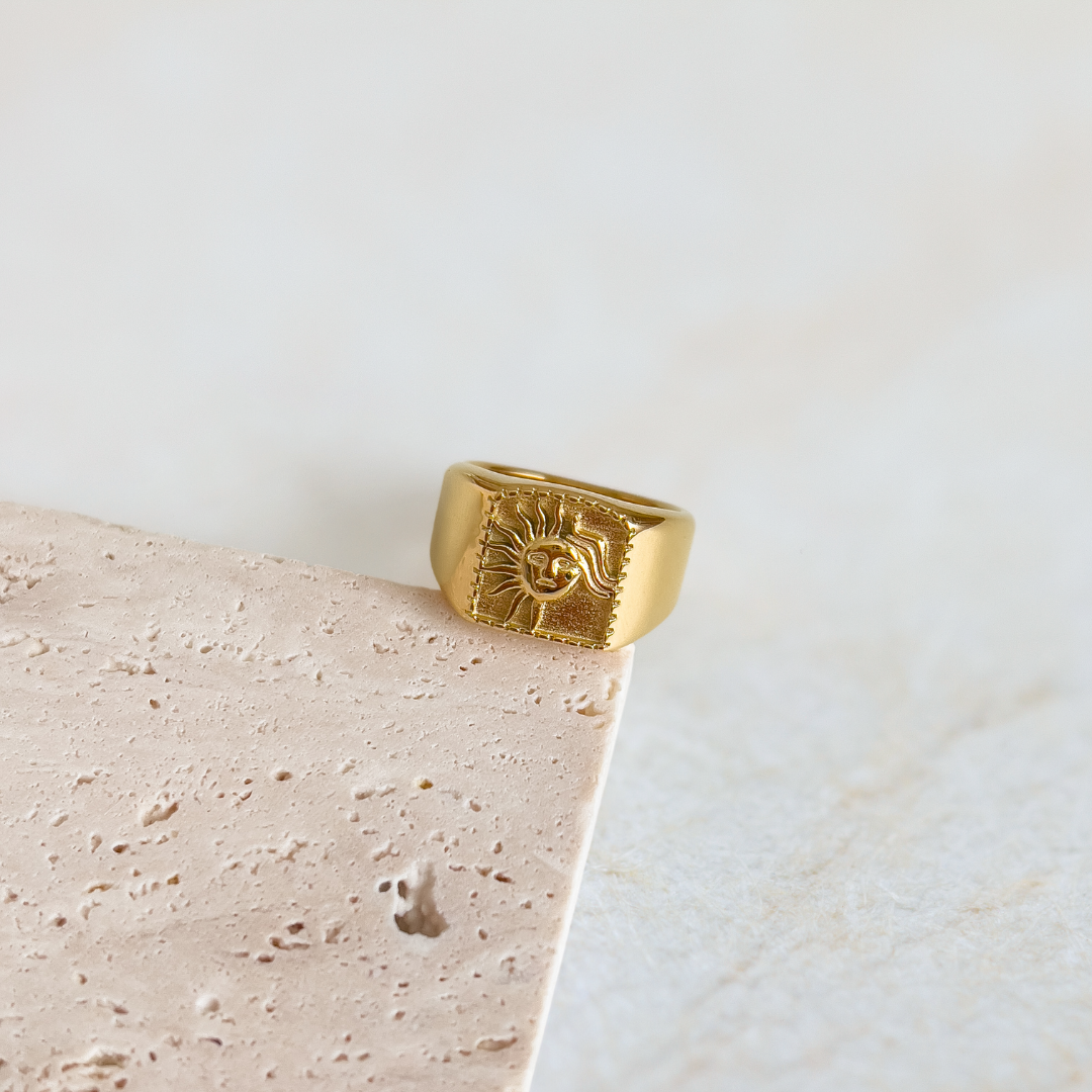 Sunbeam Signet Ring