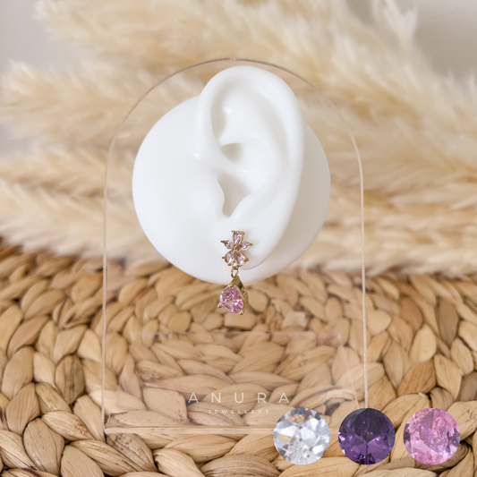 Flower Drop Earrings