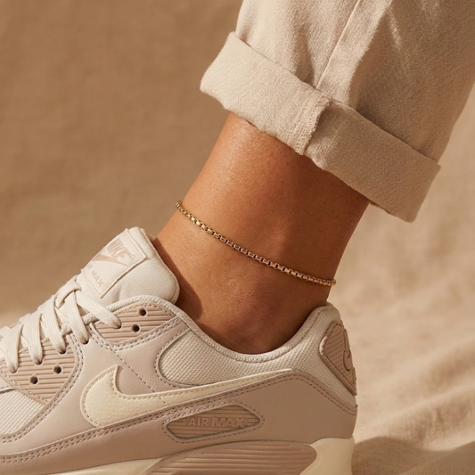 Square Chain Anklet
