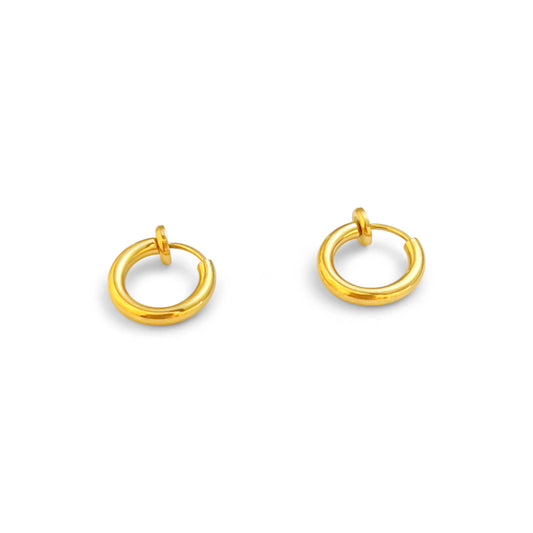 [Fake Earring] Retractable Hoops